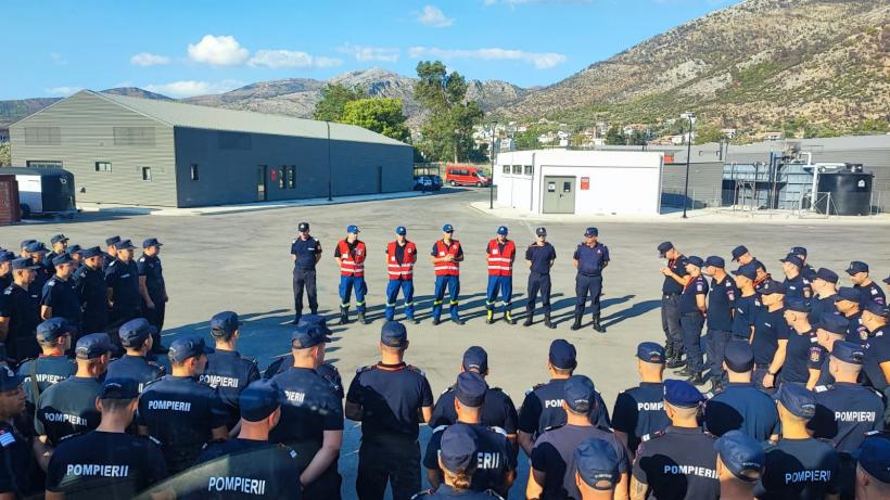 Un nou contingent de pompieri români a ajuns în Grecia 18967610