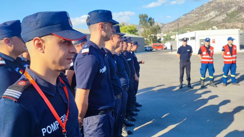 Un nou contingent de pompieri români a ajuns în Grecia 18967611