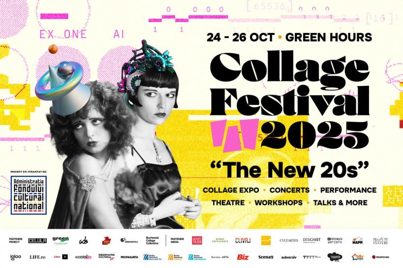 Ce au în comun vinilurile, foarfecele, gustările delicioase și muzica bună? Collage Festival 2025!