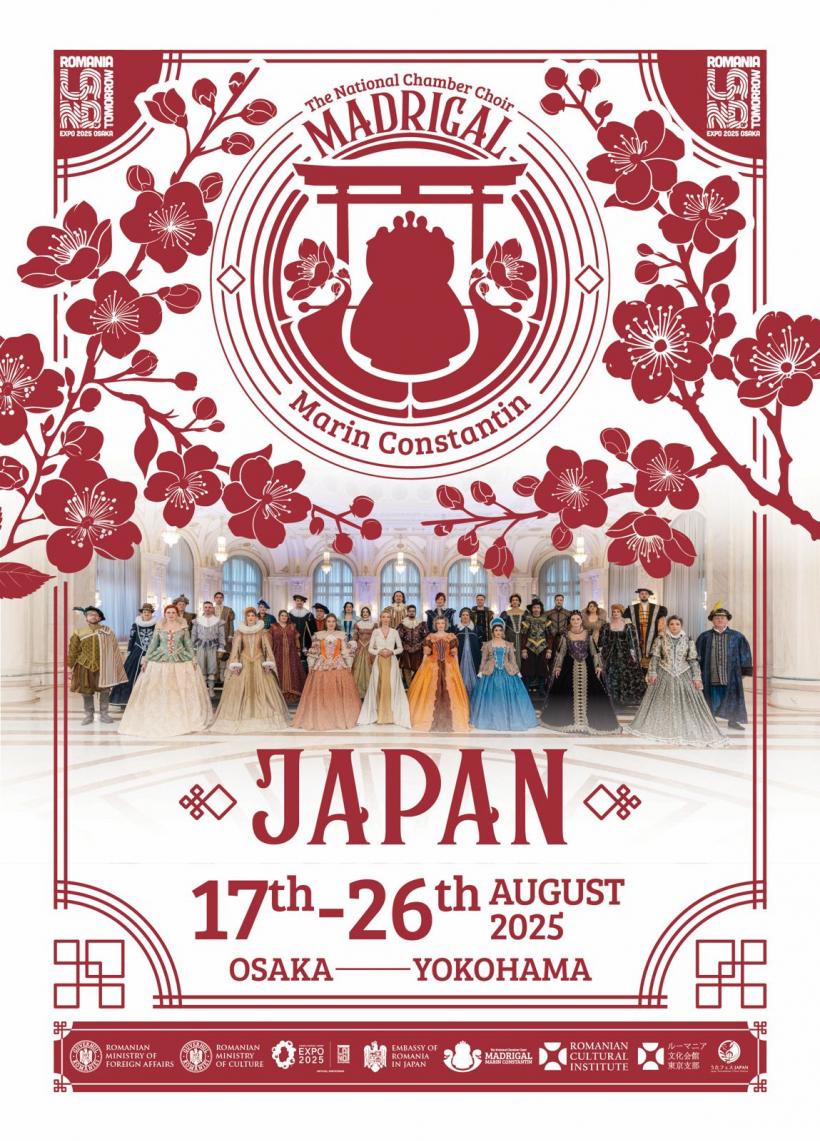 Corul Național de Cameră „Madrigal – Marin Constantin” – turneu extraordinar în Japonia susținut de ICR