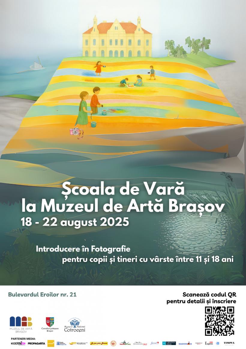 Școala de vară la Muzeul de Artă Brașov se încheie cu un atelier de fotografie