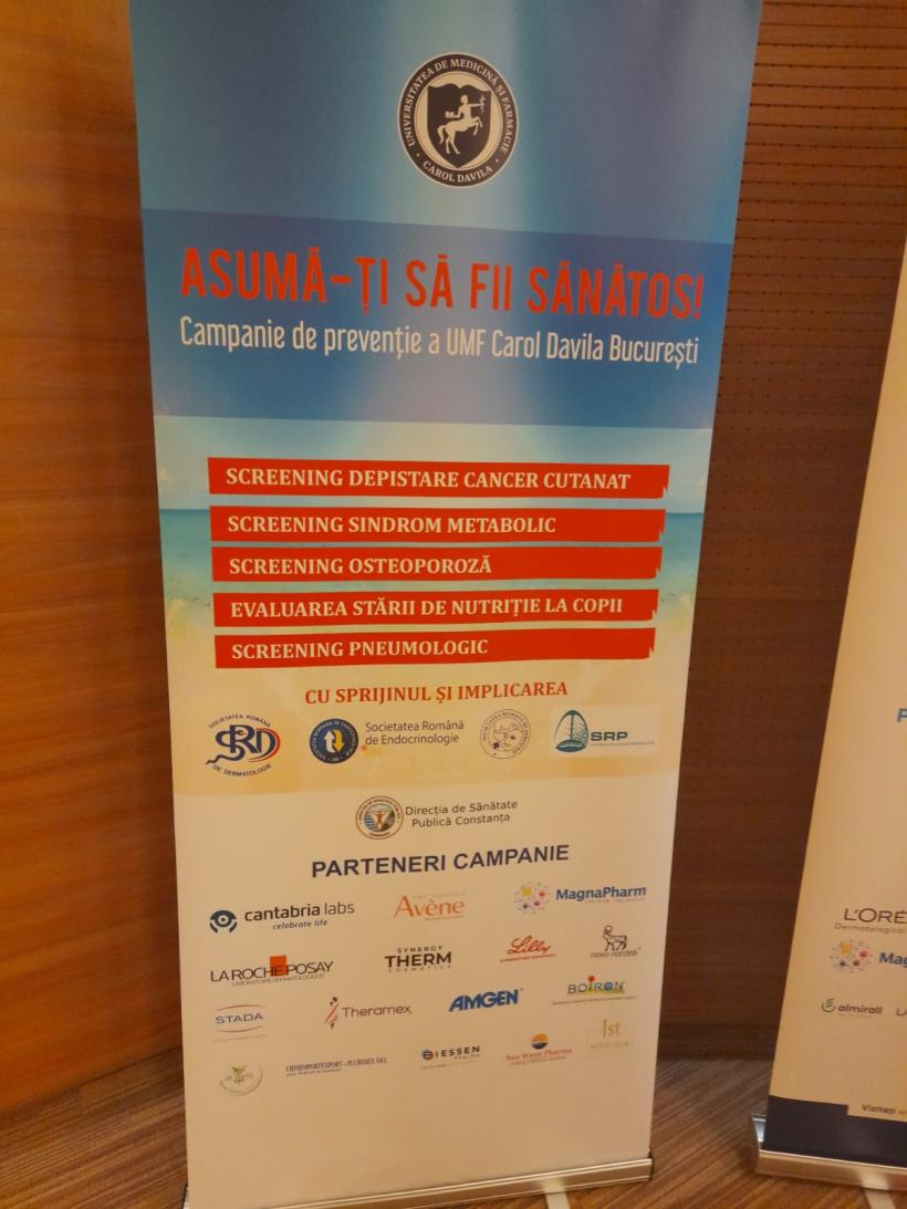 Campania de prevenție - Asumă-ți să fii sănătos! –Litoral 2025  Peste 5.200 de consultații medicale oferite de medicii voluntari ai UMFCD 18968122