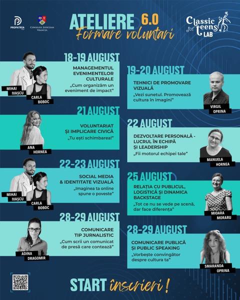 Classic for Teens LAB – Tinerii din Vrancea devin voluntari pentru cultură 18967836