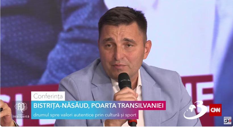 Conferința România Inteligentă „Bistrița-Năsăud, Poarta Transilvaniei, drumul spre valori autentice prin cultură și sport” 