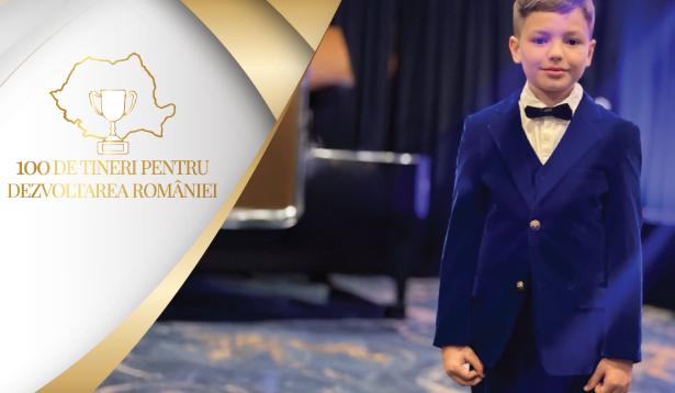 Luca Uzun, copilul-minune al pianului obține 7 medalii în SUA și se înscrie în campania „100 de tineri pentru dezvoltarea României” 