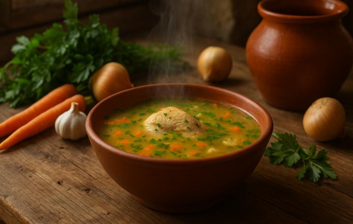 Cum se face ciorba de cocoș acrișoară, cu borș: Rețetă tradițională românească