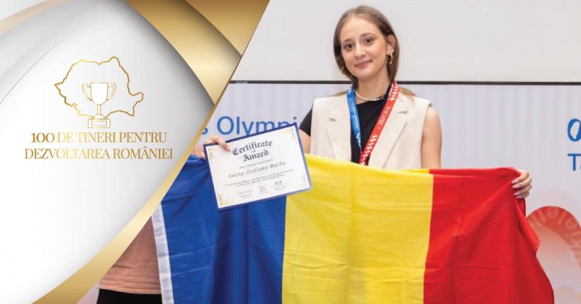 De la 10 pe linie la aur mondial la Olimpiada Internațională de Lingvistică - Ioana Steliana Barbu, în campania „100 de tineri pentru dezvoltarea României”