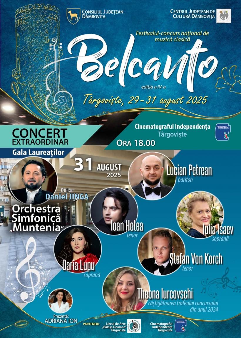 Tenorul ŞTEFAN von KORCH în premieră la Târgovişte cu recital, masterclass şi prezenţă în juriu,  la  Concursul Naţional de Muzică Clasică Belcanto 18968424