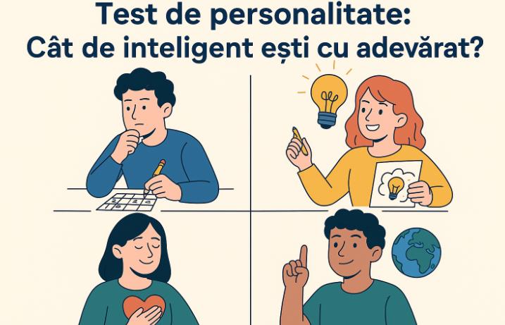 Test de personalitate: Cât de inteligent ești cu adevărat?