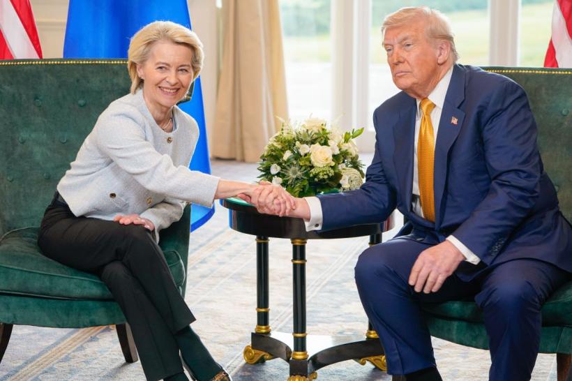 Ursula von der Leyen apără acordul cu Trump