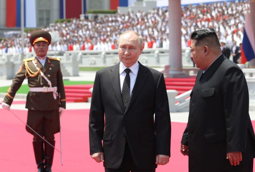 Demonstrație de forță: Kim Jong Un și Vladimir Putin, paradă militară în China, alături de Xi Jinping 18969248