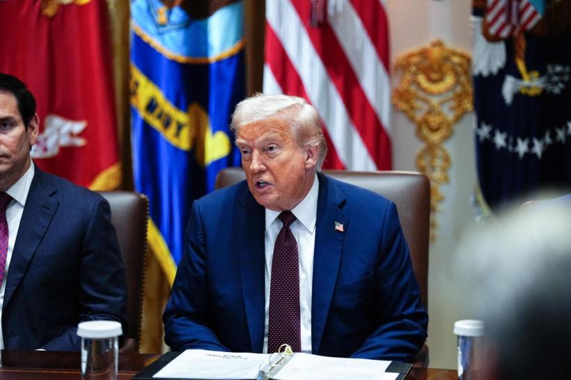 Donald Trump a prezidat o reuniune la Casa Albă privind situația din Fâșia Gaza
