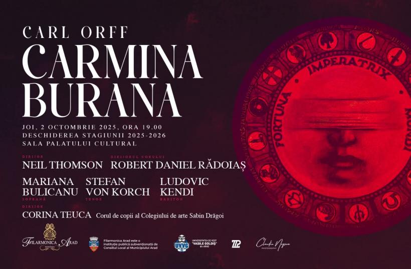 Tenorul ȘTEFAN von KORCH deschide stagiunea Filarmonicii Arad cu lucrarea sa „semnătură” -„Carmina Burana” 18969091