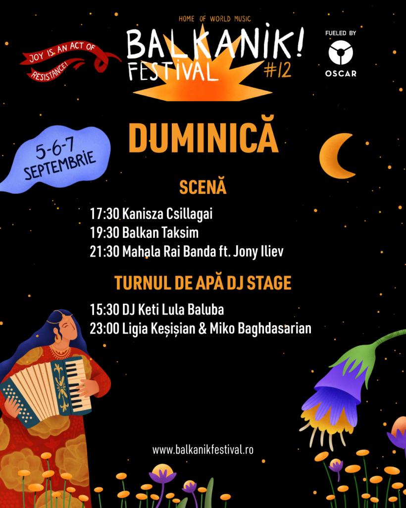 Balkanik Festival – Home of World Music aduce muzica și dansul la Grădina Uranus și pe Strada Uranus între 5 și 7 septembrie. 18969531