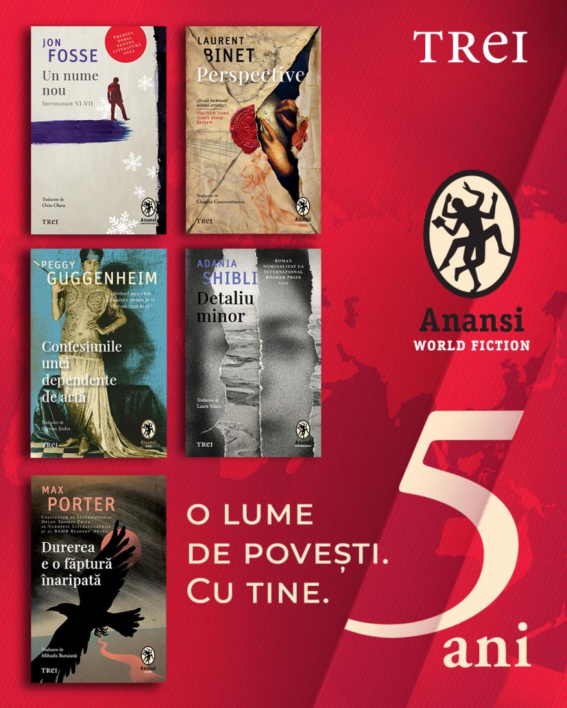 Cinci titluri de excepție ale literaturii universale, publicate recent în cadrul Anansi. World Fiction