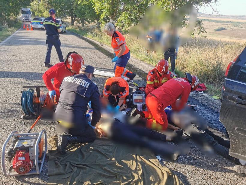UPDATE Carnagiu la Botoșani! Accident cu 19 victime. Plan ROȘU activat. Trei persoane au decedat