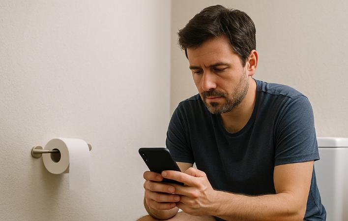 Avertismentul medicilor: TikTok pe WC, rețeta sigură pentru hemoroizi