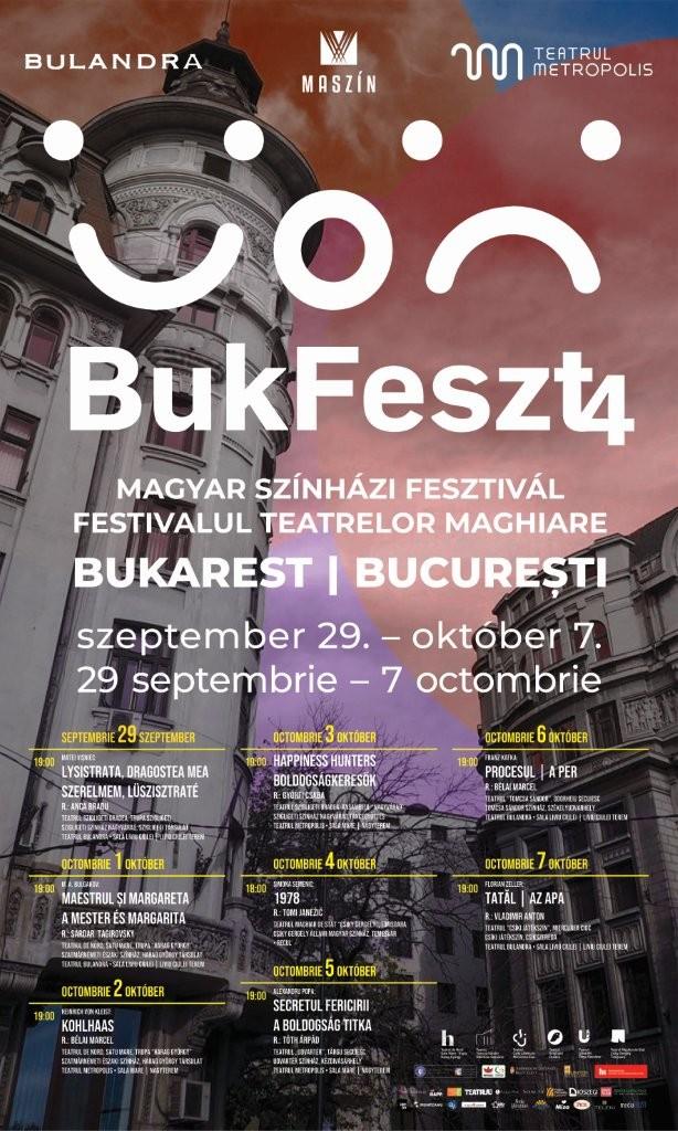 BukFeszt4 – Festivalul care aduce magia teatrelor maghiare în inima Bucureștiului între 29 septembrie și 7 octombrie 2025