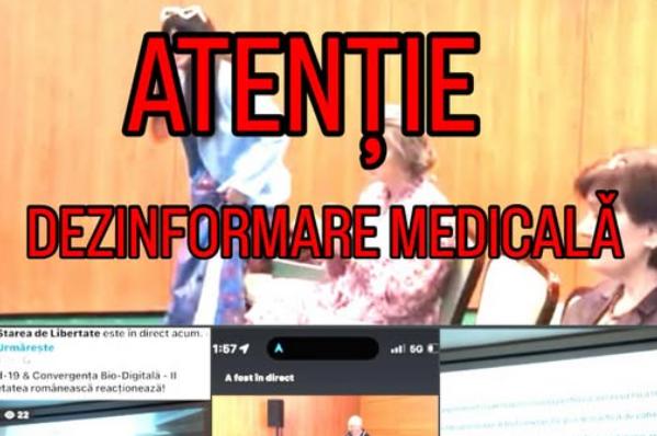 „Știința nu se negociază!” Ministrul Sănătății cere sancțiuni după conferința medicilor conspiraționiști de la Brașov