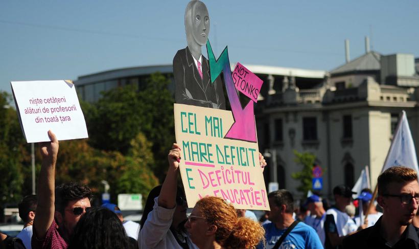 Profesorii au ajuns la Palatul Cotroceni