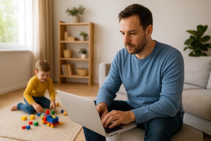 Părinții copiilor cu handicap vor avea 8 zile de telemuncă pe lună. Legea a fost adoptată de Camera Deputaților