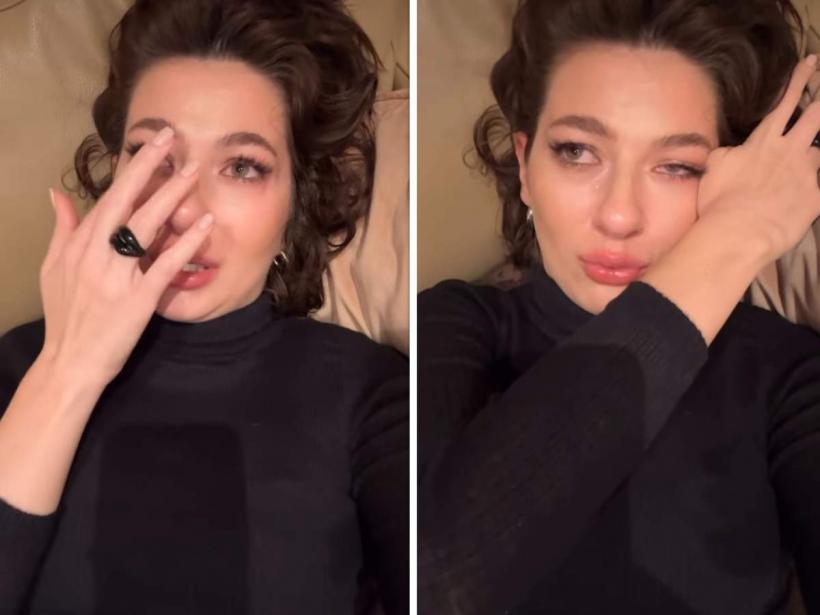 Incident șocant în plină stradă. Lidia Buble, bătută cu mătura de o bătrânică pe care voia să o ajute