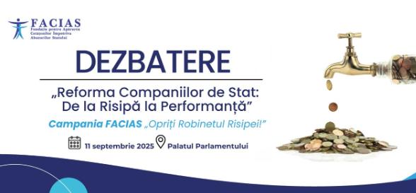 Marile companii de stat, prezente la dezbaterea FACIAS din Parlamentul României 