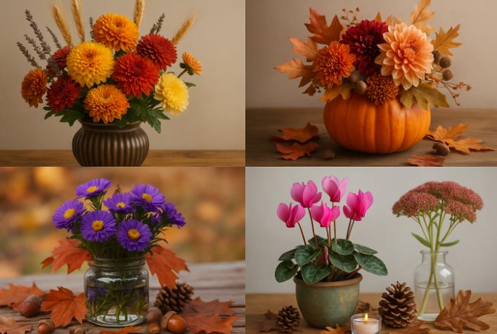Cele mai frumoase aranjamente florale de toamnă. Le poți face chiar tu!