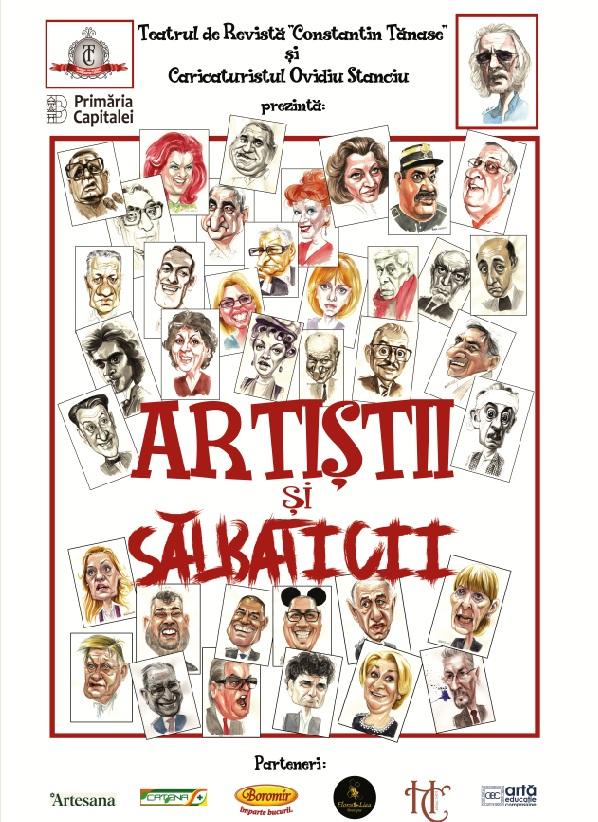 Vernisaj la Teatrul „Constantin Tănase”: Expoziţia de Caricatură „ARTIŞTII şi SĂLBATICII” a artistului OVIDIU STANCIU 18972215