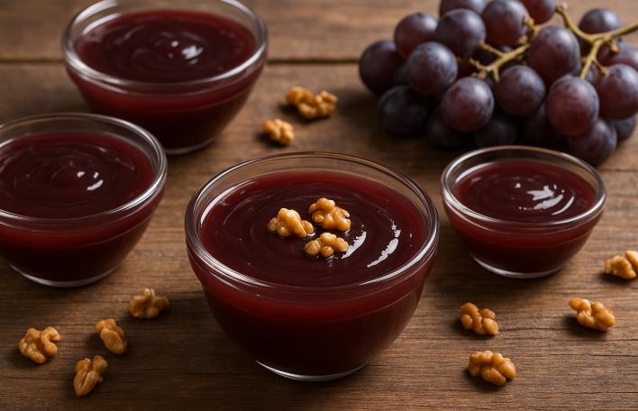 Jeleu de must cu nuci: Un desert special cu gustul copilăriei