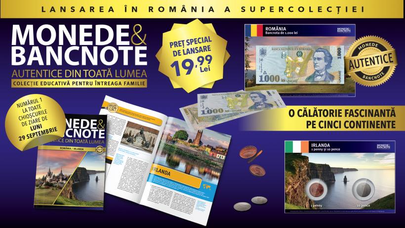 O călătorie fascinantă pe cinci continente: colecția de monede și bancnote autentice pentru toată familia