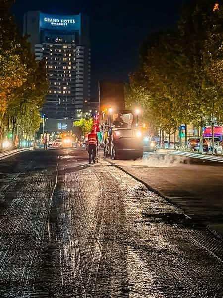Bujduveanu: Am început refacerea carosabilului pe marile bulevarde ale Bucureștiului