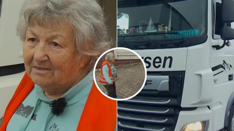 Povestea „Bunicii Rosi”, șoferiță de tir la 76 de ani:  „Camionul e a doua mea casă și o vacanță”