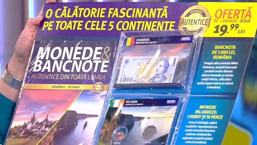 Banii care scriu istorie: de la Eminescu la continente îndepărtate, într-o colecție unică