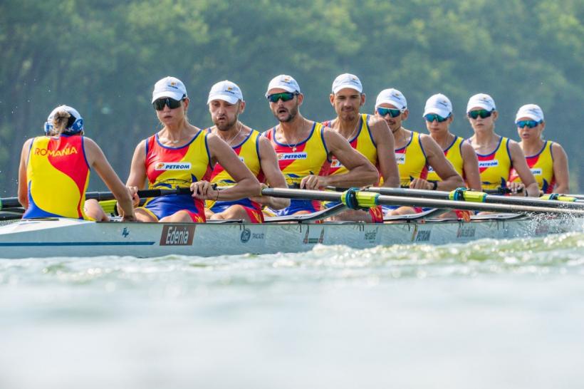 Campionatele Mondiale de Canotaj. România cucerește medalia de aur la 8+1 mixt