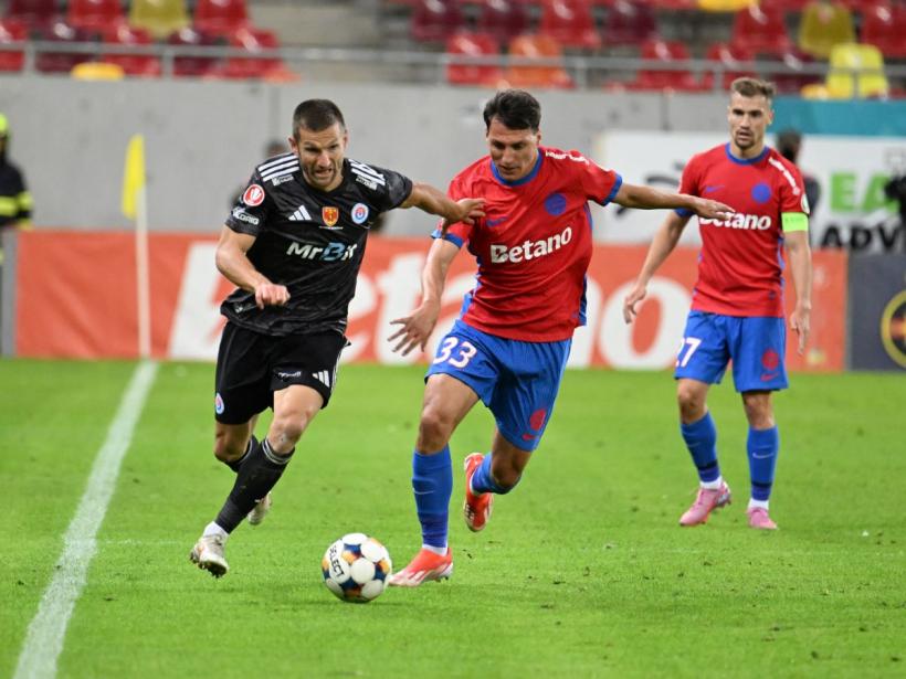 Florin Tănase aduce victoria FCSB din penalty în duelul cu Oțelul Galați