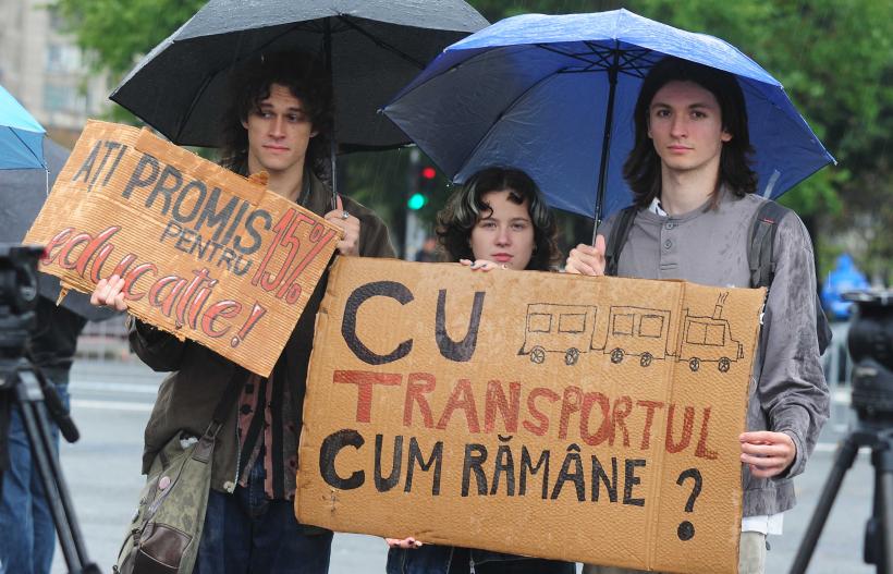 Anul universitar începe cu proteste studențești în marile orașe 18973974