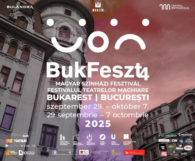 BukFeszt4 – start pentru sărbătoarea teatrului maghiar la București 29 septembrie – 7 octombrie 2025