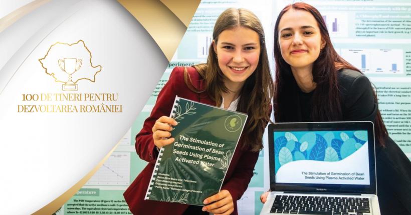 O invenție care poate revoluționa agricultura: „apa plasmatică”- creată de două eleve, înscrise în campania „100 de tineri pentru dezvoltarea României”