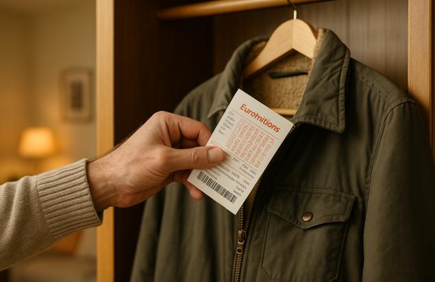 A uitat biletul la LOTO 6 luni într-o jachetă și a încasat 15,3 milioane de euro