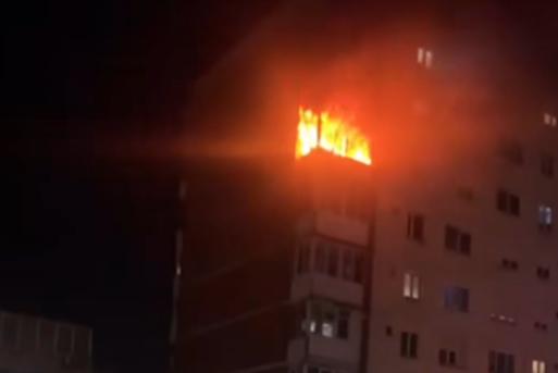 Incendiu cu victime într-un apartament din Arad, la etajul 9 18974722