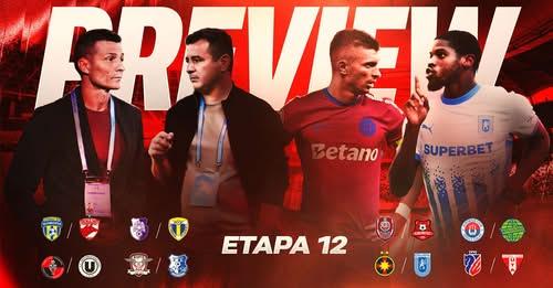 Rezultate și clasament Superliga, etapa a 12-a