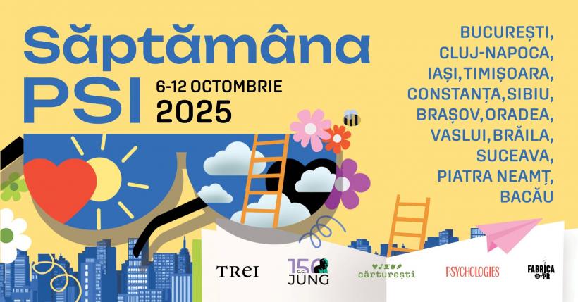 150 de ani de la nașterea lui Carl Gustav Jung. Săptămâna PSI (6-12 octombrie 2025)