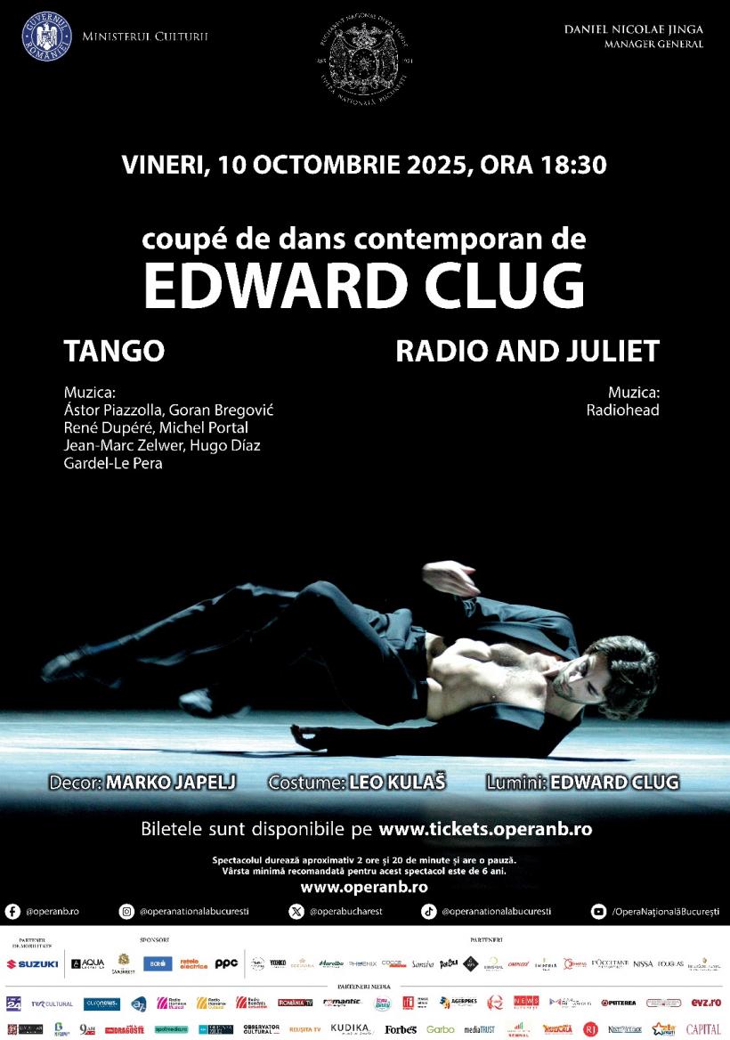 Spectacolul „Tango. Radio & Juliet” revine pe 10 octombrie pe scena Operei Naționale București 18974687