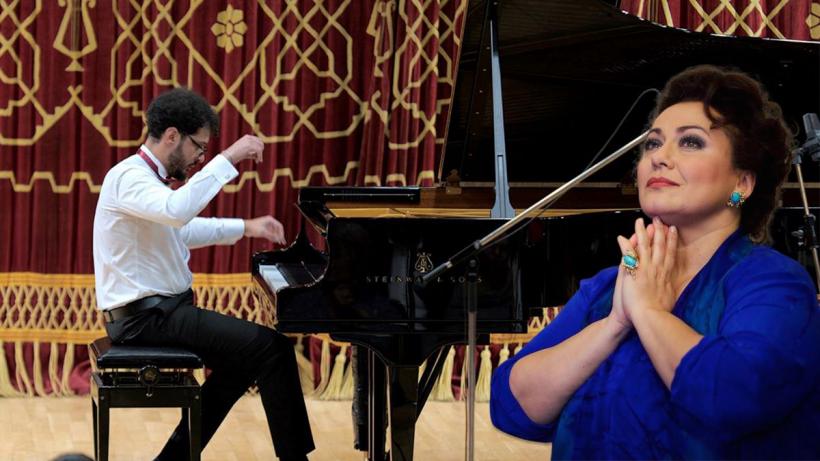 Soprana Leontina Văduva și pianistul Cătălin Răducanu, recital în seria Turnee de poveste... pretutindeni la Accademia di Romania din Roma, pe 8 octombrie