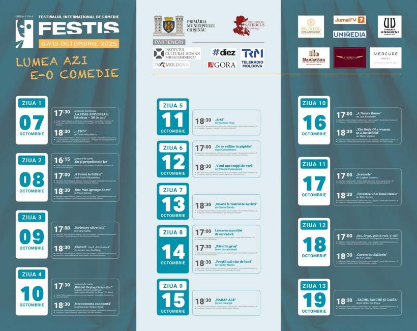 Festivalul Internațional de Comedie FESTIS 2025 - o sărbătoare a umorului, a culturii și a dialogului intercultural