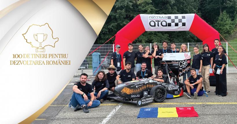 România tehnologică: primul monopost creat de studenții care au fost înscriși în campania „100 de tineri pentru dezvoltarea României”