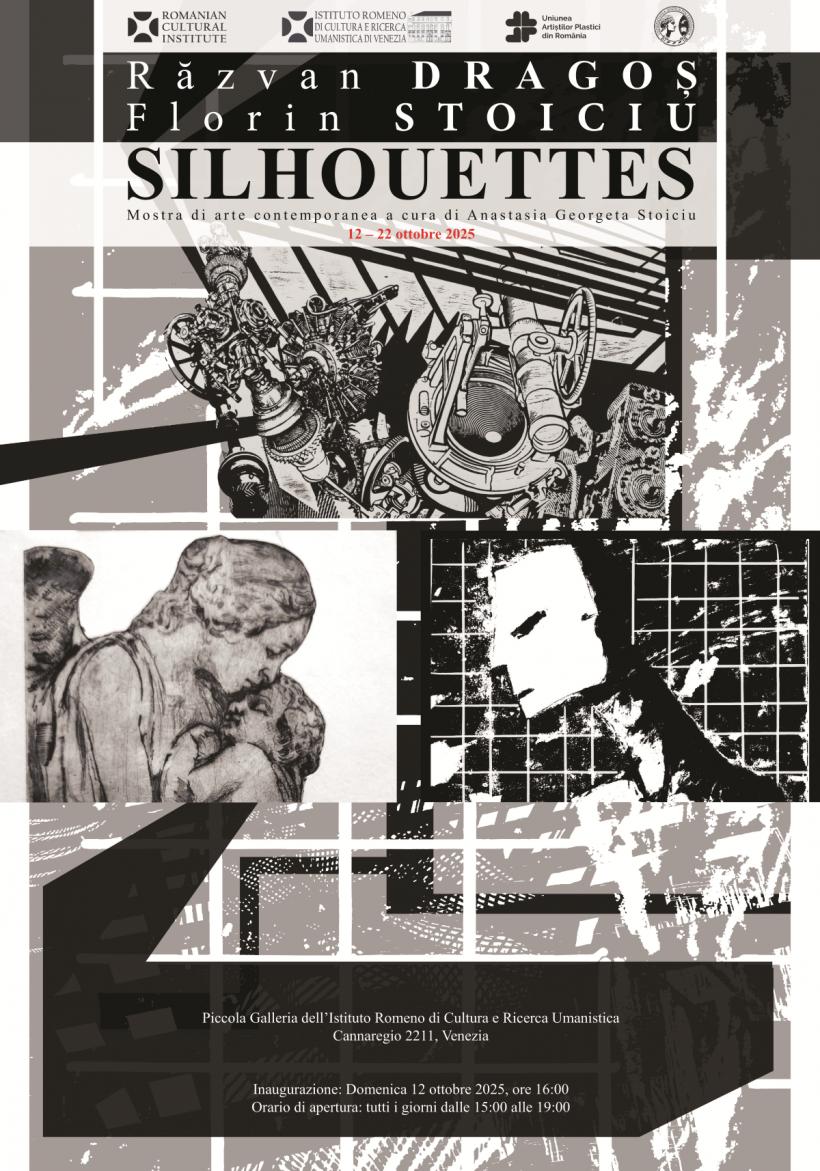 Expoziţia de artă contemporană „Silhouettes” a artiştilor Răzvan Dragoş şi Florin Stoiciu, curatoare Anastasia Georgeta Stoiciu