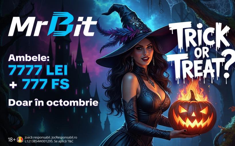 Ofertă de speriat la Mr Bit Halloween: 7777 RON și 777 Free Spins!