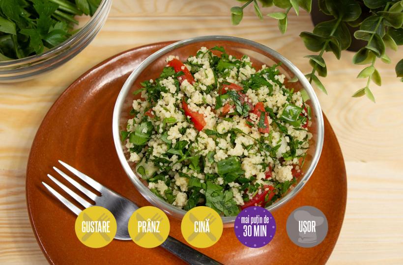 Rețeta autentică de tabbouleh: Cum să prepari acasă celebra salată libaneză
